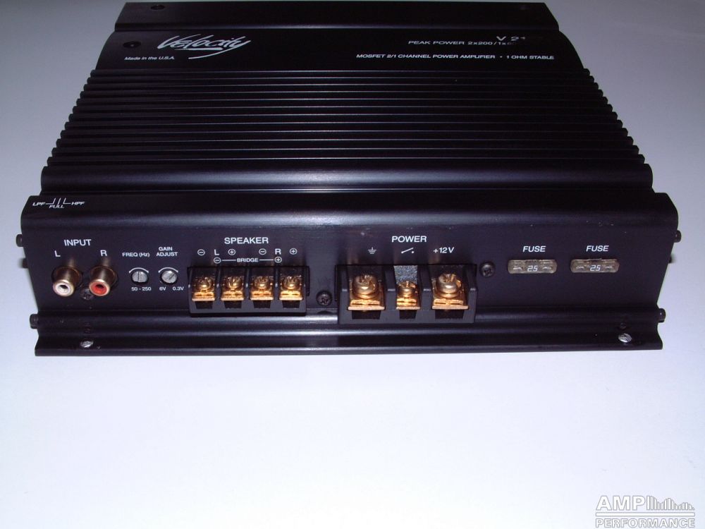 Blaupunkt Velocity V2100 - AMP-Performance